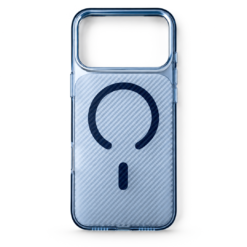 Crystal Carbon Polycarbonate MagSafe Case - iPhone 18 Pro Max, Blue