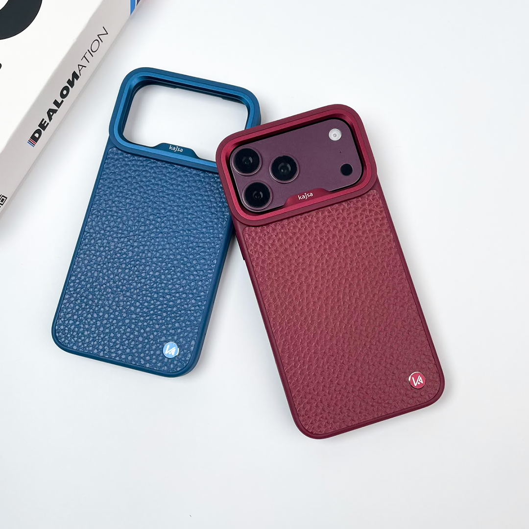 Kajsa Genuine Leather Togo Litchi Pattern back (with magsafe & o-ring) - Image 11